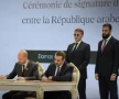 خلال زيارة الرئيس الفرنسي أيمانويل ماكرون توقيع اتفاقيات بيني سوريا وفرنسا