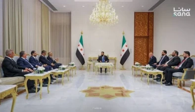 الشرع يستقبل وزير الاقتصاد والتجارة في لبنان