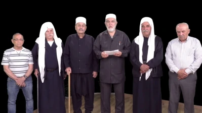 رائد صلاح وشخصيات درزية في فلسطين يدعون للسلم الأهلي في سوريا