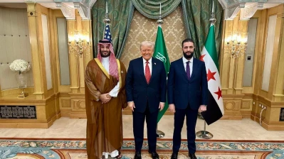 في أول لقاء بينهما.. ترامب يحث الرئيس السوري على الانضمام لاتفاقيات أبراهام