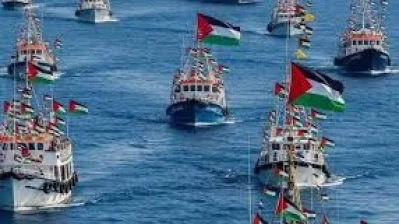 إسرائيل تؤكد عدم سماحها لـ"أسطول الصمود" بخرق الحصار عن غزة