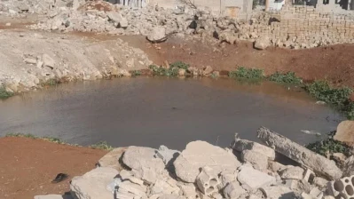 غرق طفل في حفرة مليئة بالمياه شمال حماة