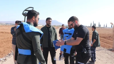 الدفاع المدني السوري يختبر "الدرون الماغنومتر" الألمانية لنقلة نوعية في إزالة الألغام