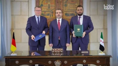 سوريا وألمانيا توقعان اتفاقية تشكيل لجنة مشتركة لتعزيز التعاون الثنائي