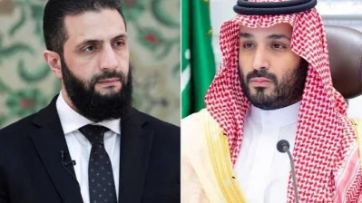 محمد بن سلمان والشرع يبحثان مساعي خفض التصعيد