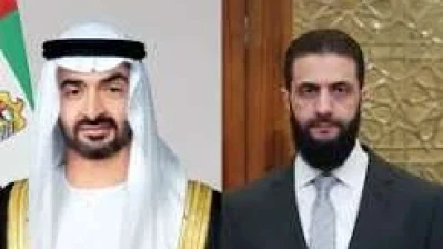 الرئيس الشرع يبحث هاتفياً مع الشيخ محمد بن زايد آل نهيان العلاقات الثنائية والتطورات الإقليمية