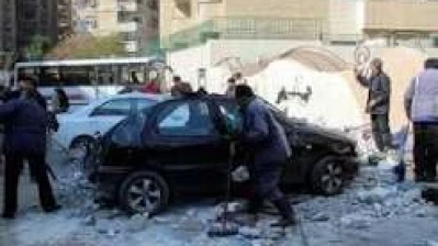 إصابة شخص  بقصف سيارة بطائرة مسيرة للاحتلال الاسرائيلي بريف دمشق