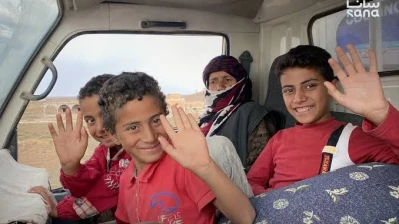 645 عائلة نازحة تعود من الحسكة إلى مناطقها الأصلية في رأس العين