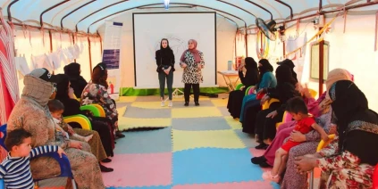 "مجلس المرأة السورية يرسخ مفاهيم التربية السليمة في مخيم العدنانية: نحو بيئة آمنة ونشأة صحية للأطفال"