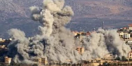 غارات إسرائيلية عنيفة على صيدا والنبطية ومرجعيون وبنت جبيل وبعلبك