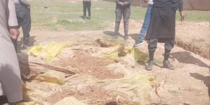 اكتشاف مقبرة جماعية في سجن “الكم الصيني” بالشدادي شمالي الحسكة
