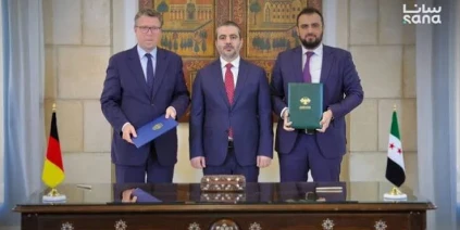 سوريا وألمانيا توقعان اتفاقية تشكيل لجنة مشتركة لتعزيز التعاون الثنائي