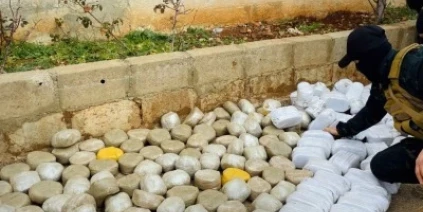 حرس الحدود يحبط تهريب مخدرات من لبنان ويصادر حشيشاً وكبتاغون في ريفي حمص ودمشق