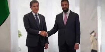 الرئيس الشرع يثمّن دعم إقليم كردستان العراق ويتطلع لتعزيز التعاون وحسن الجوار