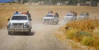 إحراق مقر الأمن العام في مدينة عين العرب بريف حلب الشرقي