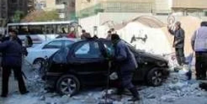 إصابة شخص  بقصف سيارة بطائرة مسيرة للاحتلال الاسرائيلي بريف دمشق