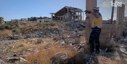 مقتل شخص وإصابة آخر بانفجار مخلفات حرب بمدينة داريا في ريف دمشق