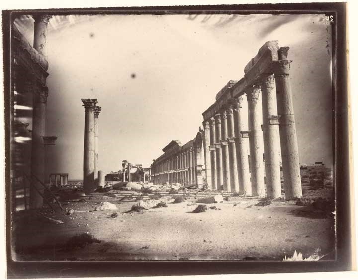 صورة لمدينة تدمر من القرن التاسع عشر (GETTY IMAGES)