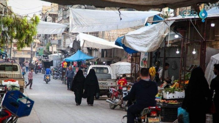 أحد أسواق مدينة إدلب (إنترنت)