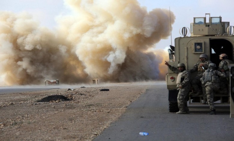 صورة أرشيفية لانفجار في العراق (إنترنت)