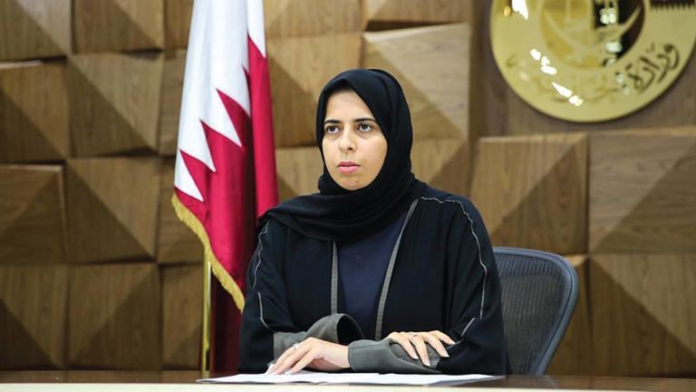 مساعد وزير الخارجية والمتحدث الرسمي لوزارة الخارجية القطرية لؤلؤة بنت راشد الخاطر (إنترنت)