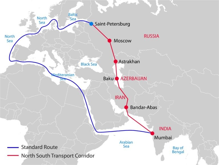 ممر النقل الدولي "الشمال — الجنوب" البديل لقناة السويس