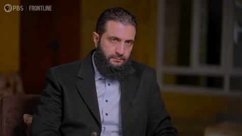 زعيم هيئة تحرير الشام أبو محمد الجولاني (PBS)
