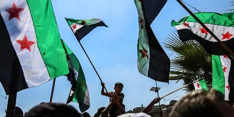 مظاهرة في شمال سوريا(انترنت)