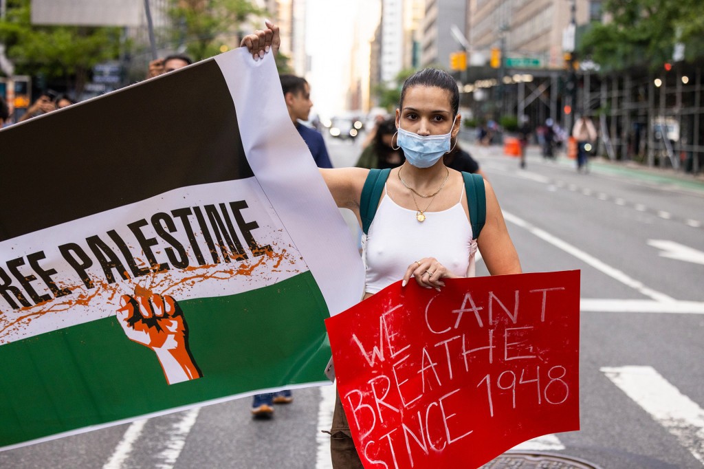 منظمة Black Lives Matter  تخرج تضامناً مع الفلسطينيين
