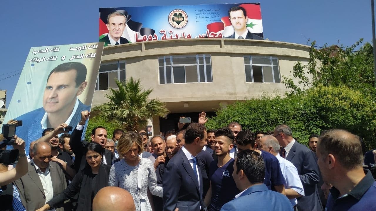 بشار الأسد ينتخب في دوما(انترنت)