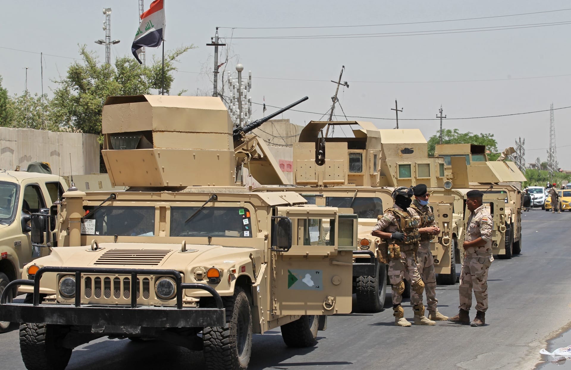 الجيش العراقي يستنكر الضربات الاميركية
