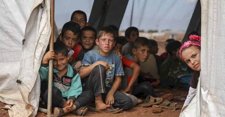 اطفال سوريون في المخيمات / صورة ارشيفية