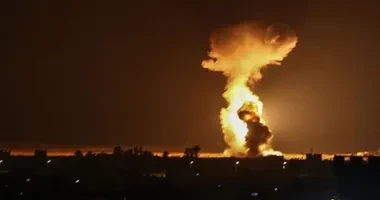 غارات جويةاسرائيلية  ليلية على دمشف