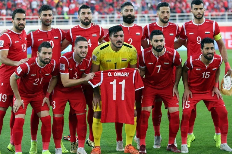 منتخب نظام الأسد في تصفيات كأس العالم يخسر أمام إيران (انترنت)