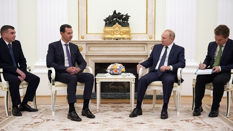 بشار الأسد في موسكو(وكالات)