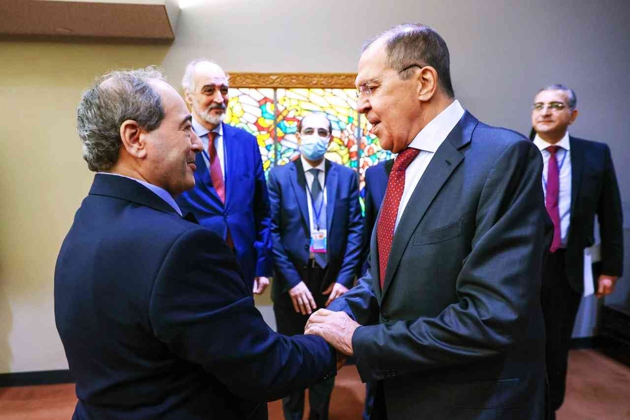 لقاء سوري روسي على هامش اجتماعات الجمعية العمومية في نيويورك