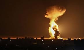 انفجارات بسبب صواريخ اسرائلية _متداول
