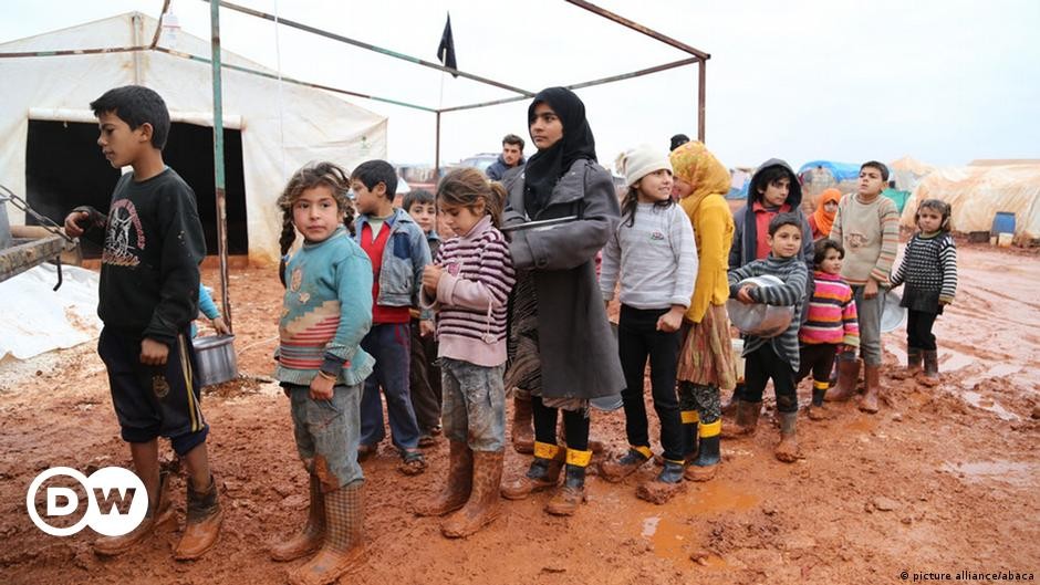 اطفال سوريون يعيشون ظروفا قاسية