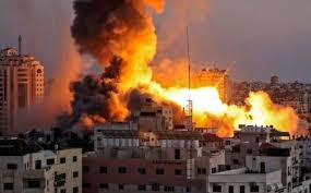 لقطة من غزة تحت القصف الاسرائلي_ارشيف