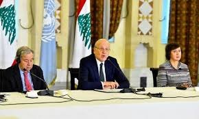 خلافات بين زعماء لبنان خلال زيارة الأمين العام للأمم المتحدة