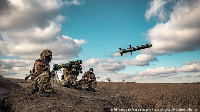 جنود أوكرانيين في مناورة في منطقة دونتسك. المصدر وزارة الدفاع الأوكرانية