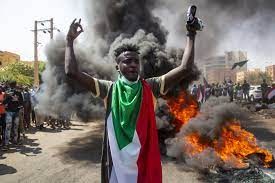 جانب من المظاهرات في العاصمة السودانية الخرطوم