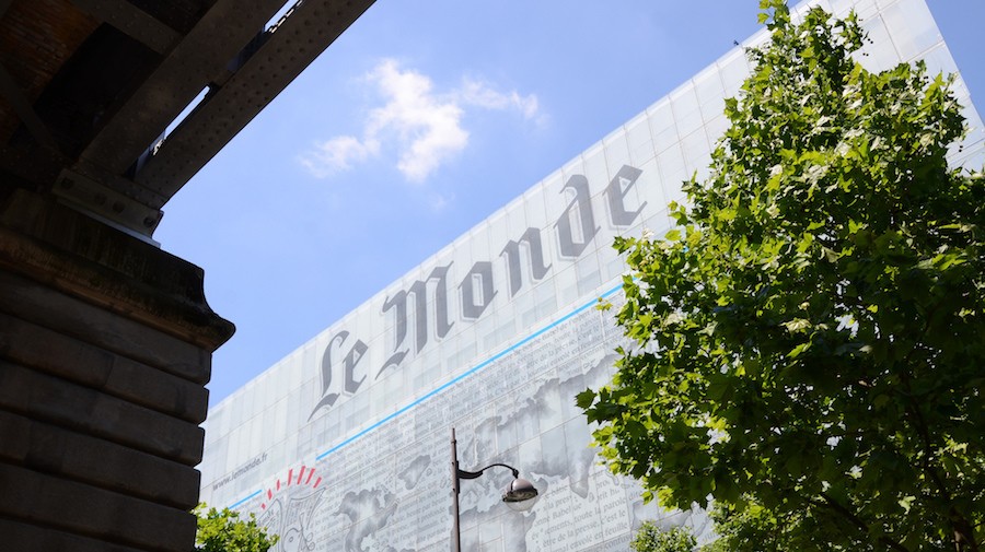 مقر صحيفة لوموند في باريس
