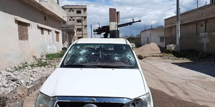 مكان الاشتباكات في مدينة جاسم شمالي محافظة درعا ( وسائل تواصل)