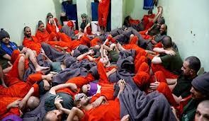 معتقلون في سجن الحسكة