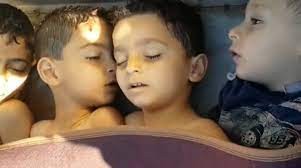أطفال سوريون قضوا في مجزرة خان شيخون الكيماوية