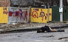جثث في الشوارع الأوكرانية