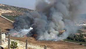 صورة تعبيرية عن قصف جيش الاحتلال الاسرائيلي على جنوب لبنان