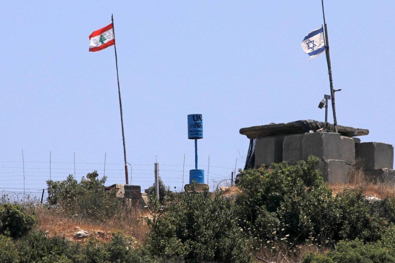 الحدود اللبنانية الإسرائيلية (أ.ب)
