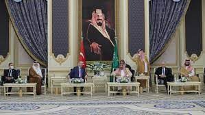 الرئيس التركي رجب طيب أوردغان والملك سلمان بن عبد العزيز